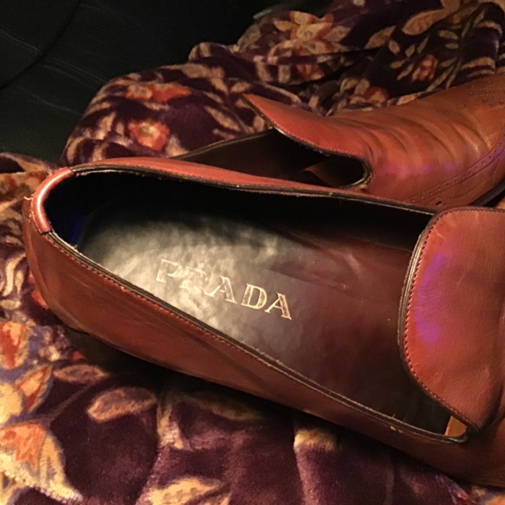 Prada light brown slip on’s - Picture 8 of 9
